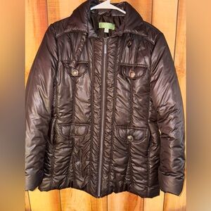 Johnny Martin Dark Brown Puffer Jacket